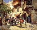 Mercado en el norte de África Árabe Frederick Arthur Bridgman